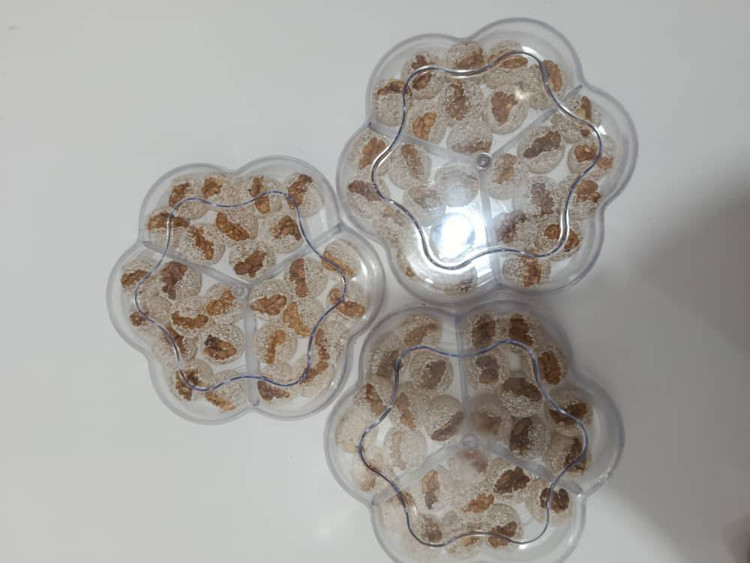 بسته بندی 500گرمی محصوصلات سوغاتی و شیرینی رمضان